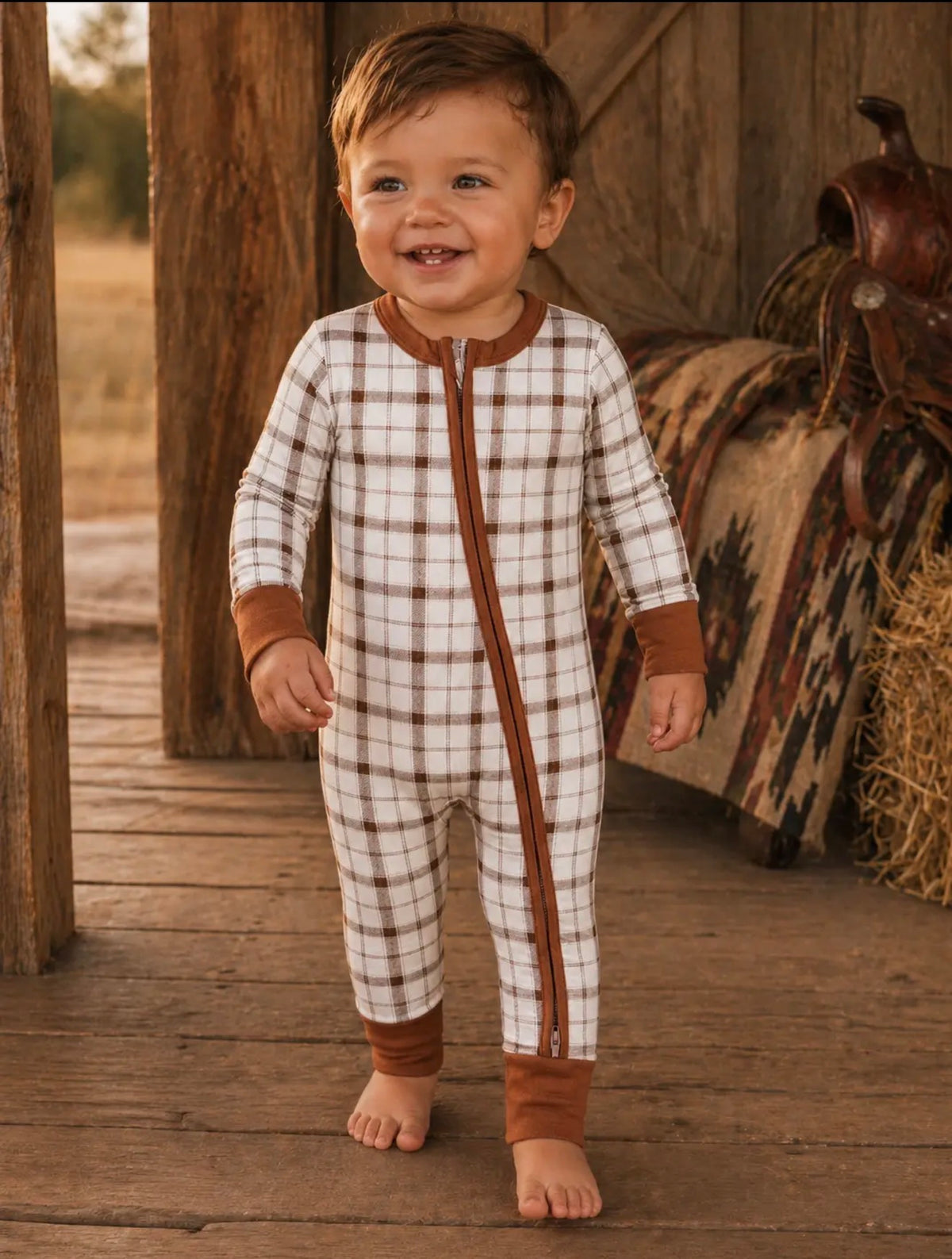 Homestead Plaid Zipper