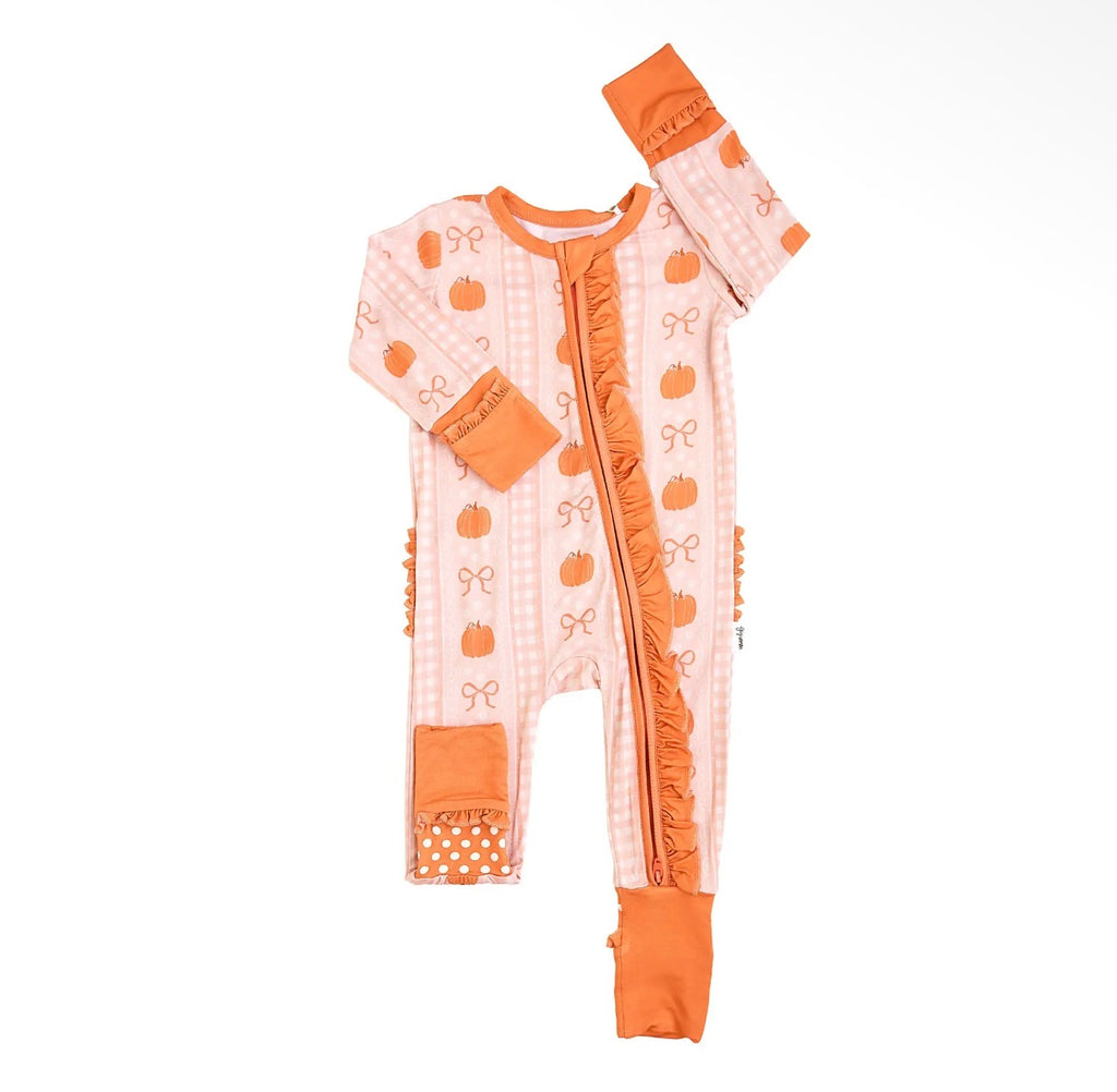 Ruffle Pumpkin Zipper