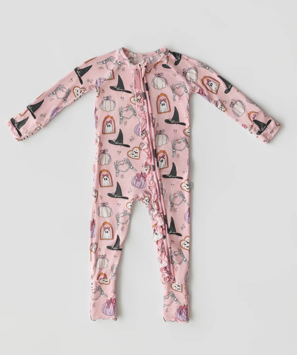 Pretty Little Haunts Ruffle Zipper